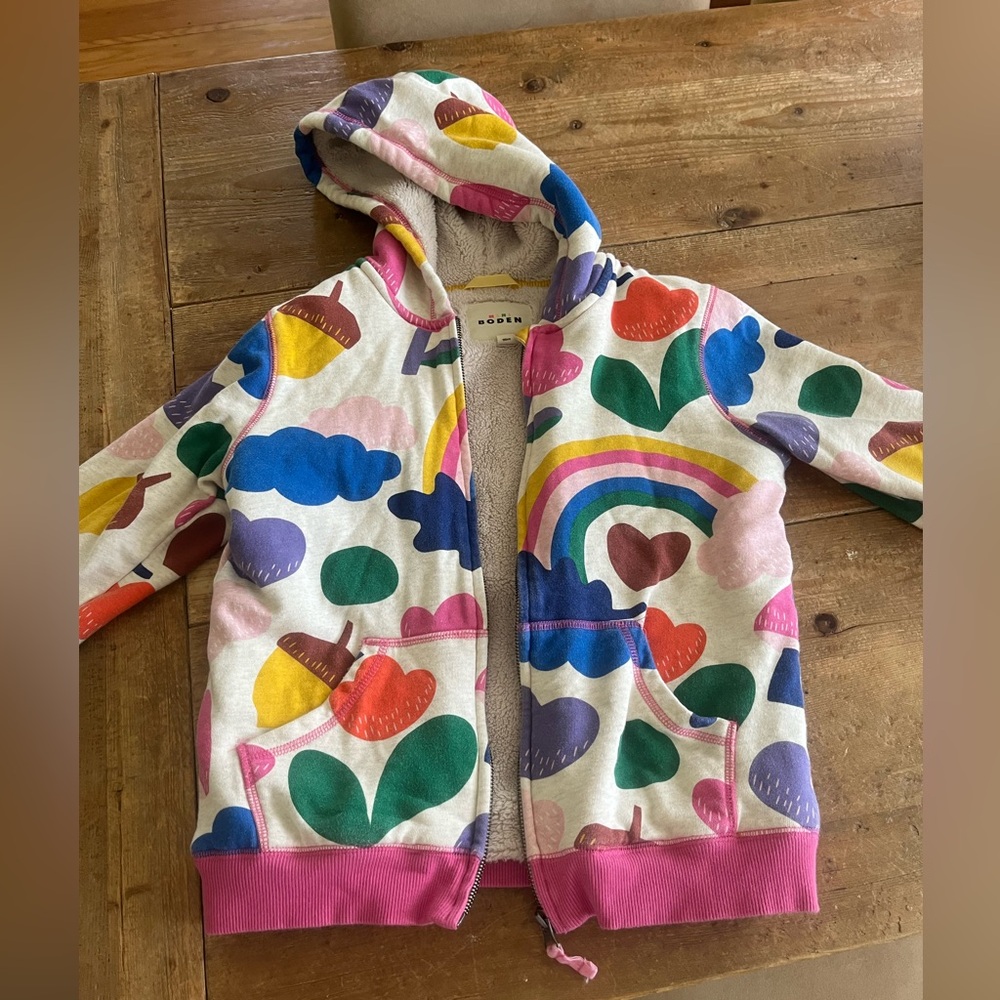 Boden shaggy lined hoodie